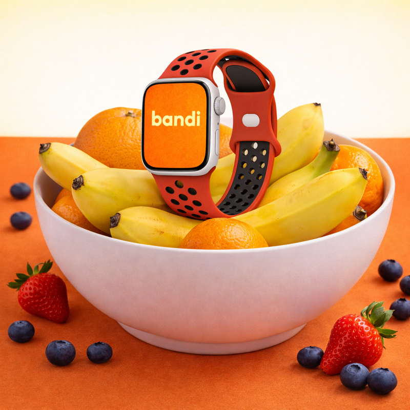 Silicone Sport Apple Watch Strap - Red