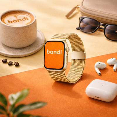 Stainless Steel Apple Watch Strap - Gold