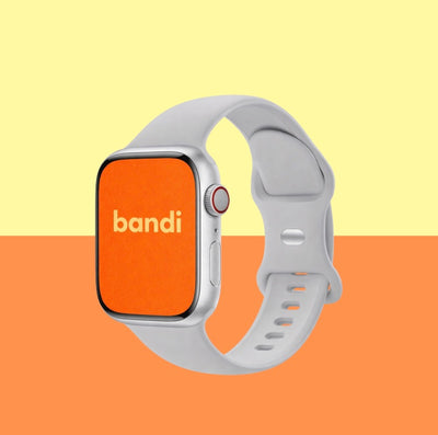 Silicone Apple Watch Strap - Grey