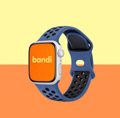 Silicone Sport Apple Watch Strap - Blue