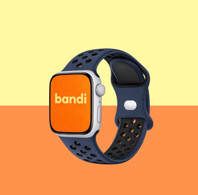 Silicone Sport Apple Watch Strap - Navy