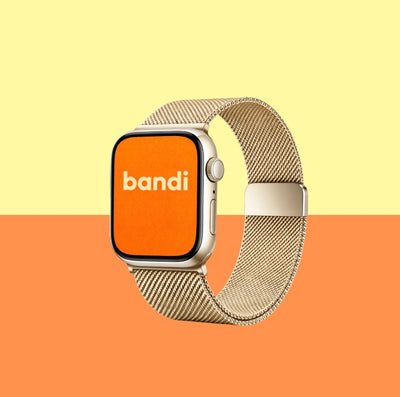 Stainless Steel Apple Watch Strap - Gold