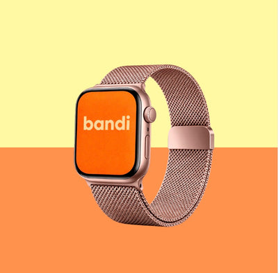 Stainless Steel Apple Watch Strap - Rose