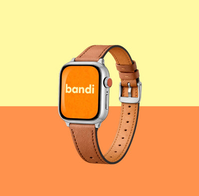 Leather Apple Watch Strap - Brown