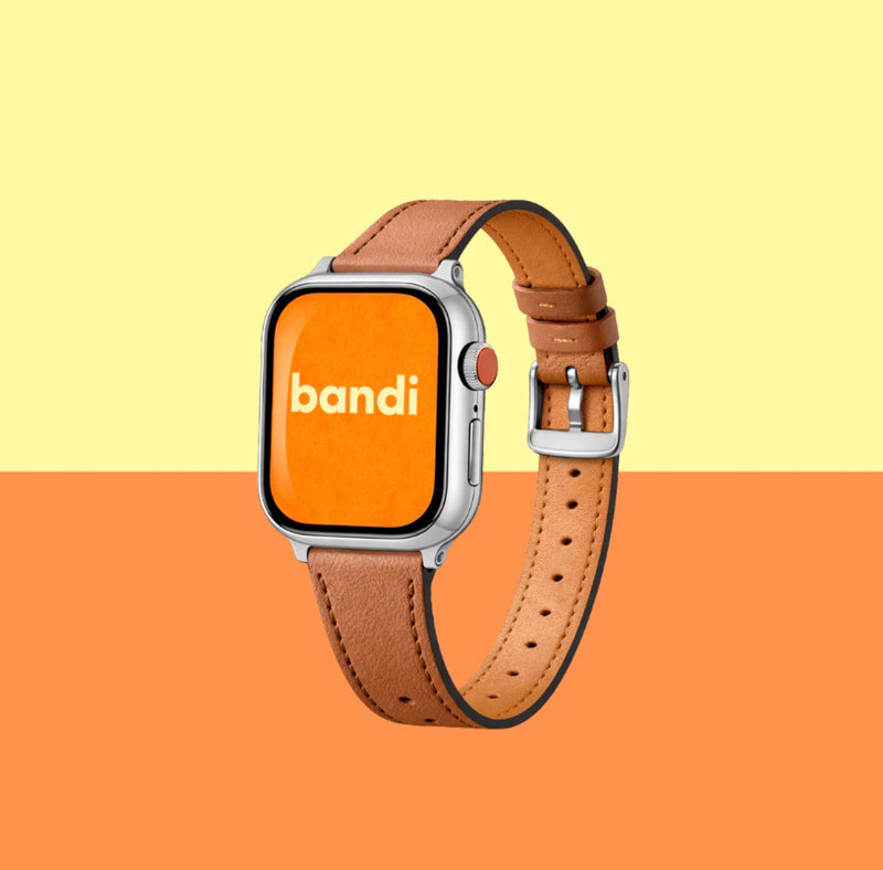 Leather Apple Watch Strap - Brown