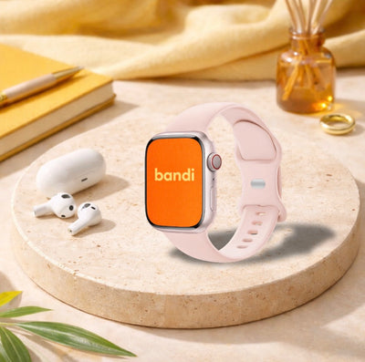 Silicone Apple Watch Strap - Pink