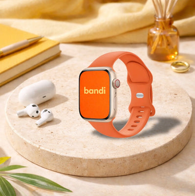 Silicone Apple Watch Strap - Orange