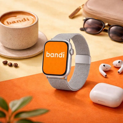 Stainless Steel Apple Watch Strap - Grey