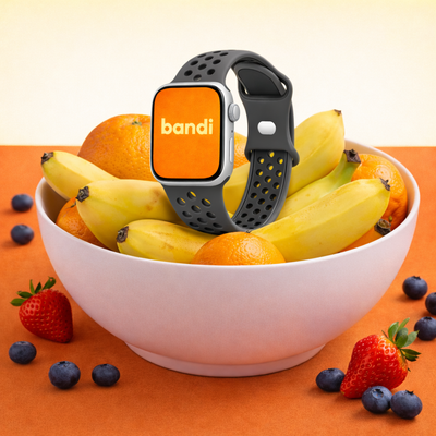 Silicone Sport Apple Watch Strap - Space Grey