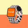 Silicone Leopard Apple Watch Strap - Starlight