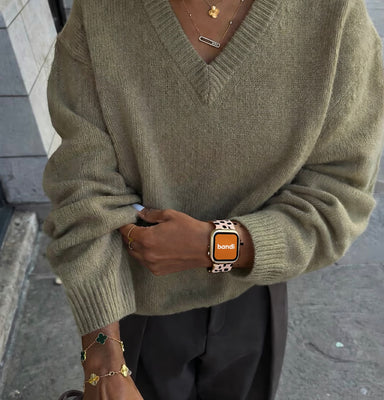 Silicone Leopard Apple Watch Strap - Rose Gold